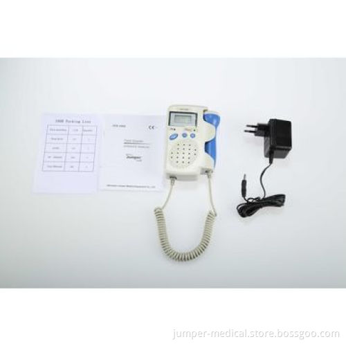Portable pregnancy fetal heart doppler, FDA/CE marked, LCD display rechargeable batteryNew